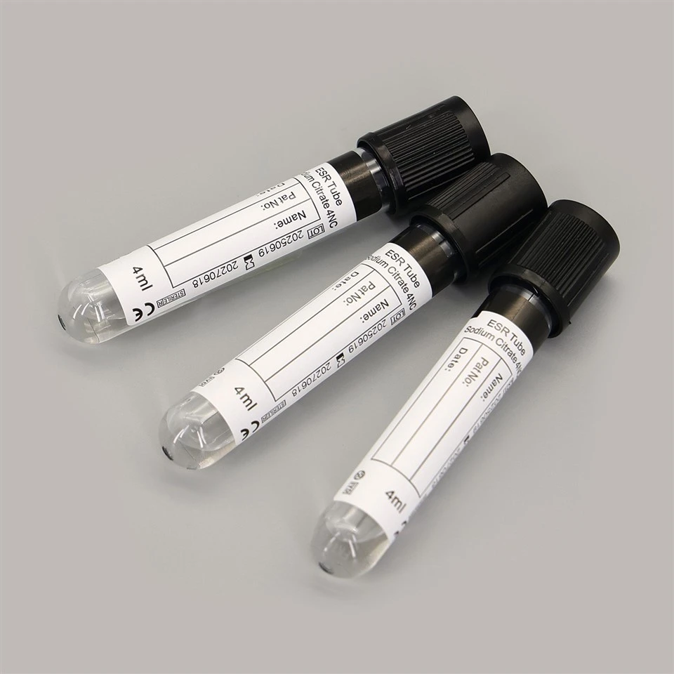 ESR Vacuum Blood Collection Tube Sodium Citrate factory