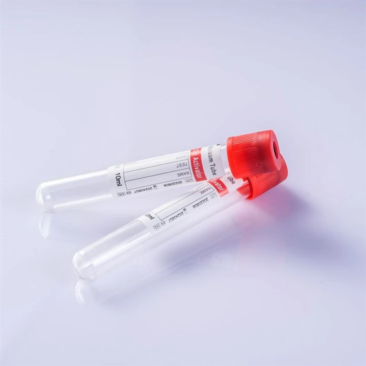 Red Cap Clot Activator Tube